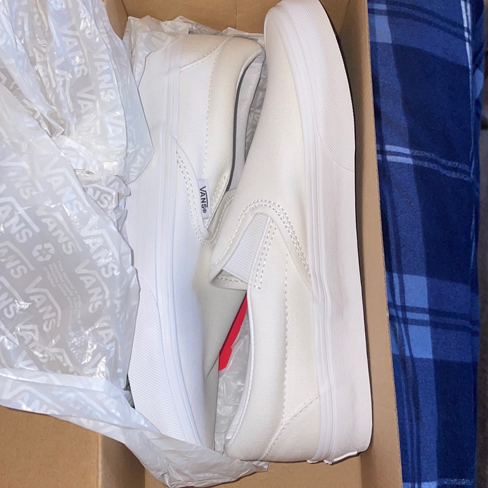 Classic White Slip On Vans
